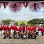 pembuakaan lomba rakyat peringati hut 80 indonesia